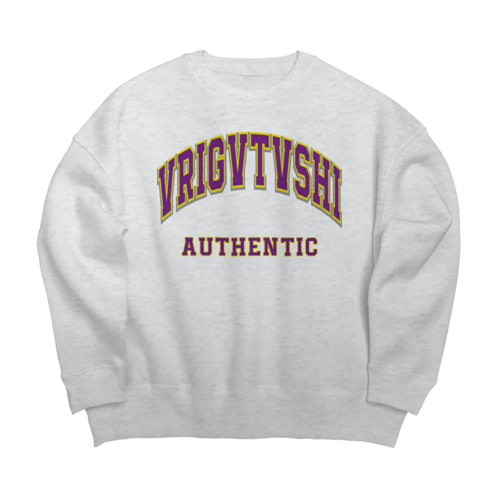 VRIGVTVSHI のOLD SCHOOL"AUTHENTIC" ASH Big Crew Neck Sweatshirt