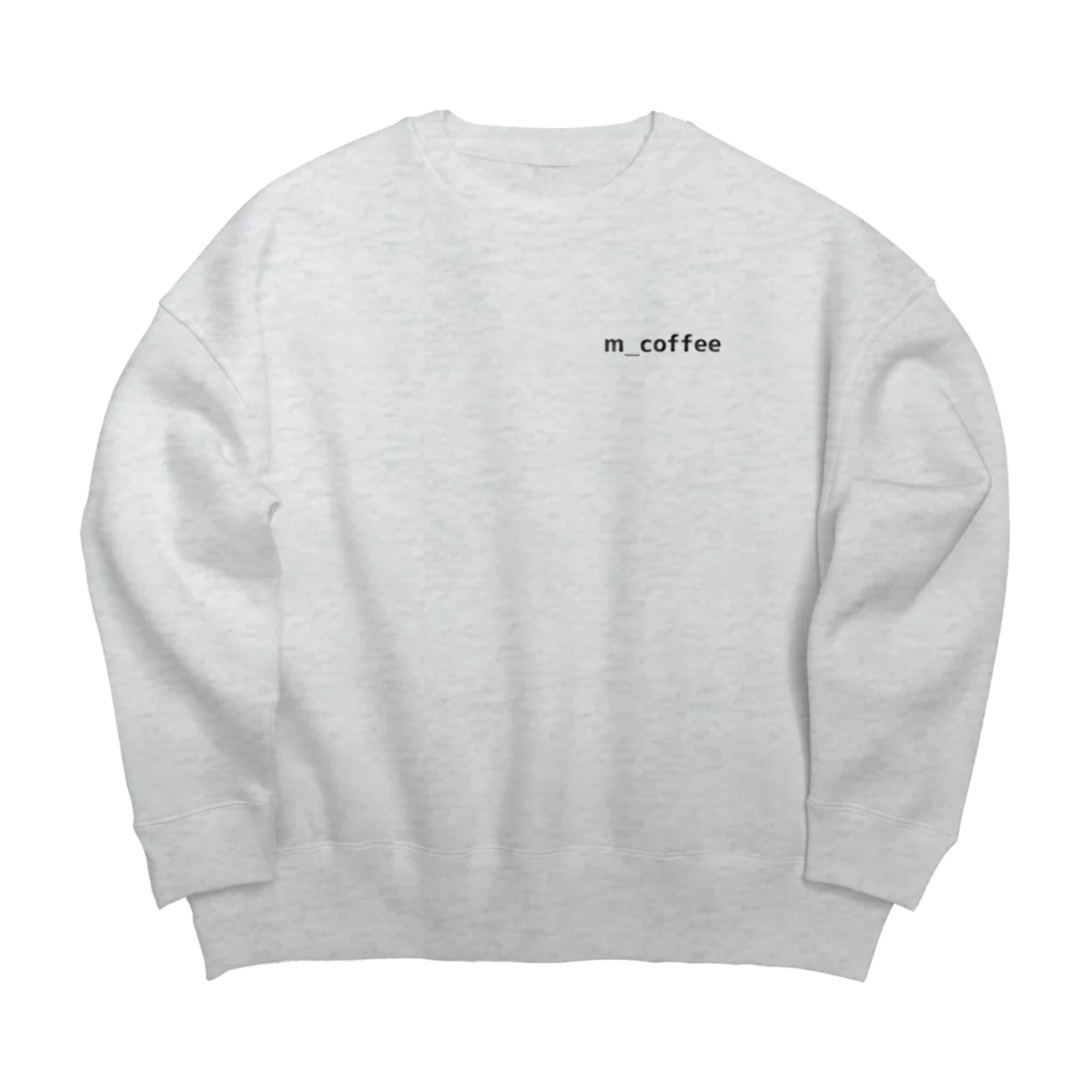 m_coffeeのm_coffee Big Crew Neck Sweatshirt