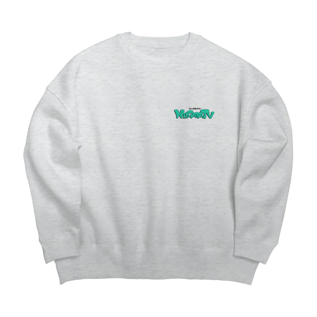 YouTube「にいがたTV」オフィシャルのにいがたTV 新ロゴ ビッグシルエットスウェット Big Crew Neck Sweatshirt