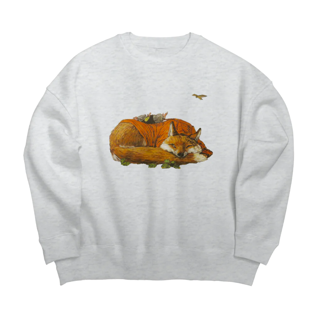 心の森ミュージアム　遊童館の仲良し？ Big Crew Neck Sweatshirt