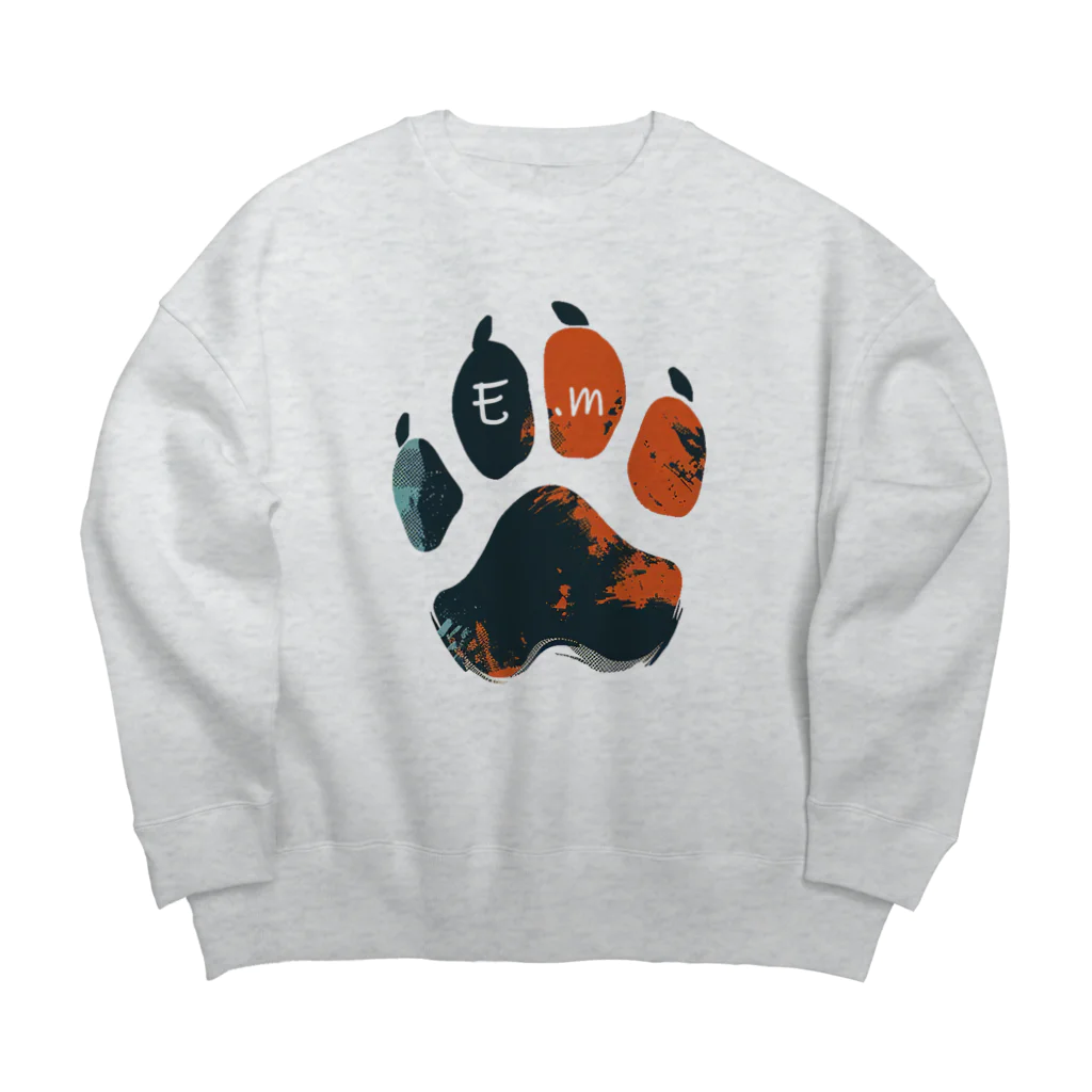 E-minerr [イーマイナー]のニクキュー・ロゴーE.m＃01 Big Crew Neck Sweatshirt