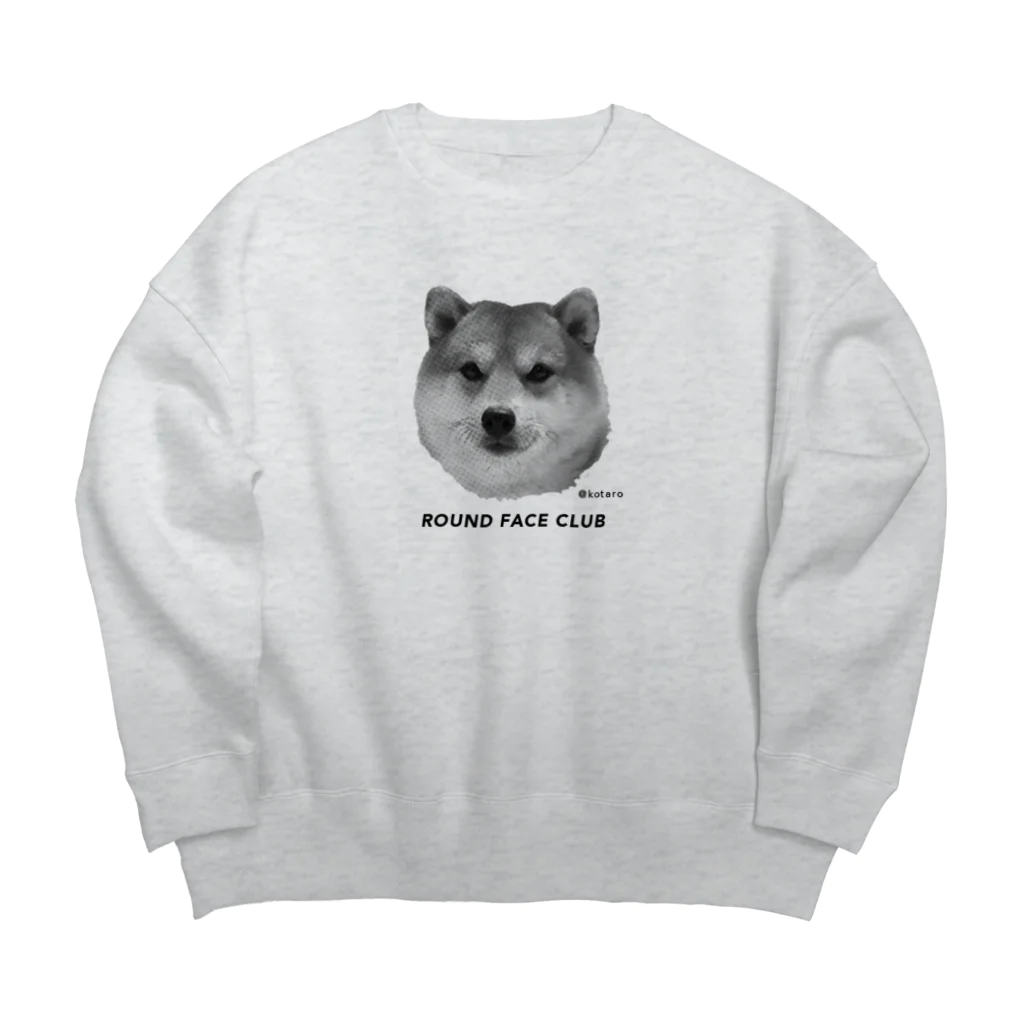 yurushibaのROUND FACE CLUB.(mono) Big Crew Neck Sweatshirt