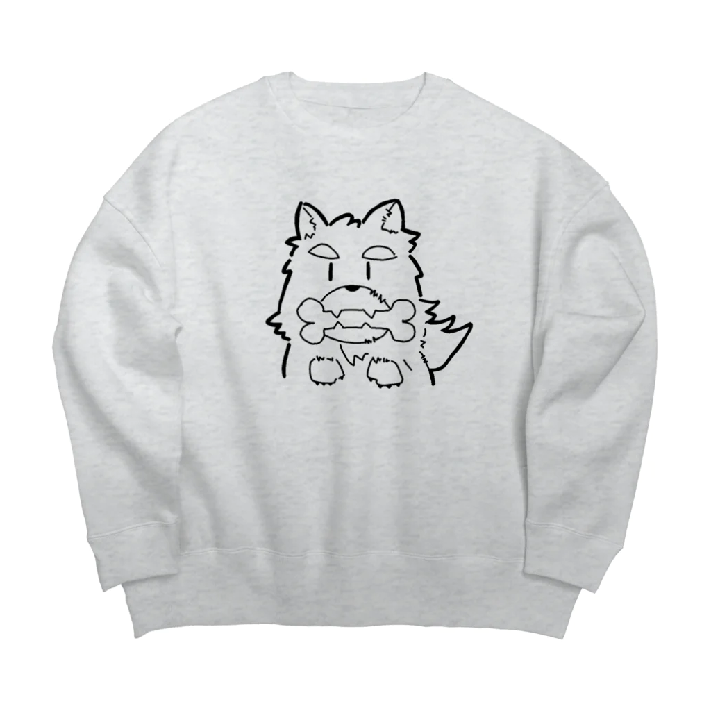 ともーのいぬ。 Big Crew Neck Sweatshirt