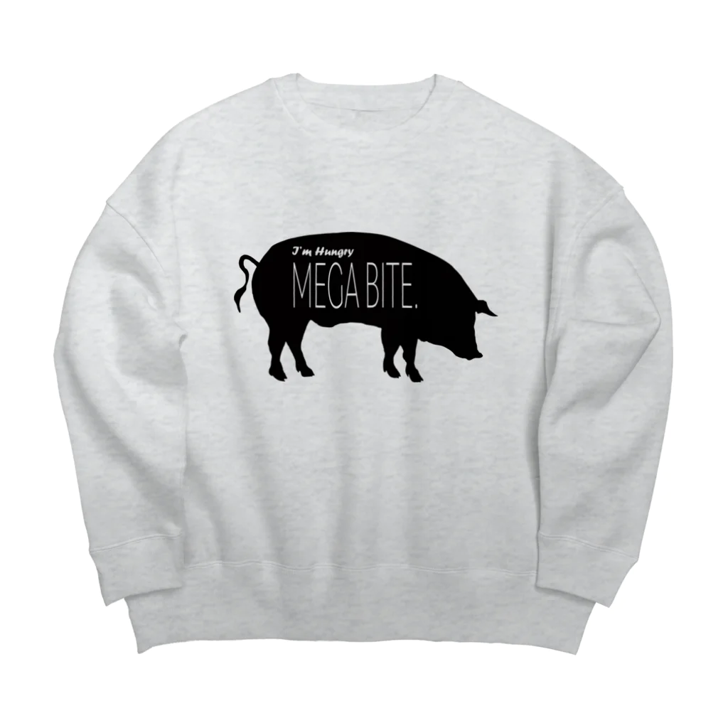 nico-nico martの食いしん坊 Big Crew Neck Sweatshirt