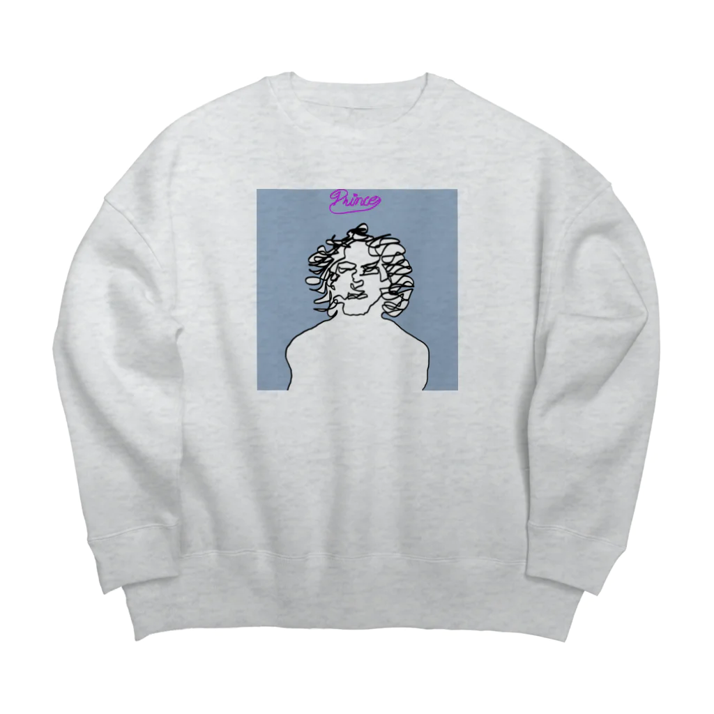 aoのぷりんす Big Crew Neck Sweatshirt