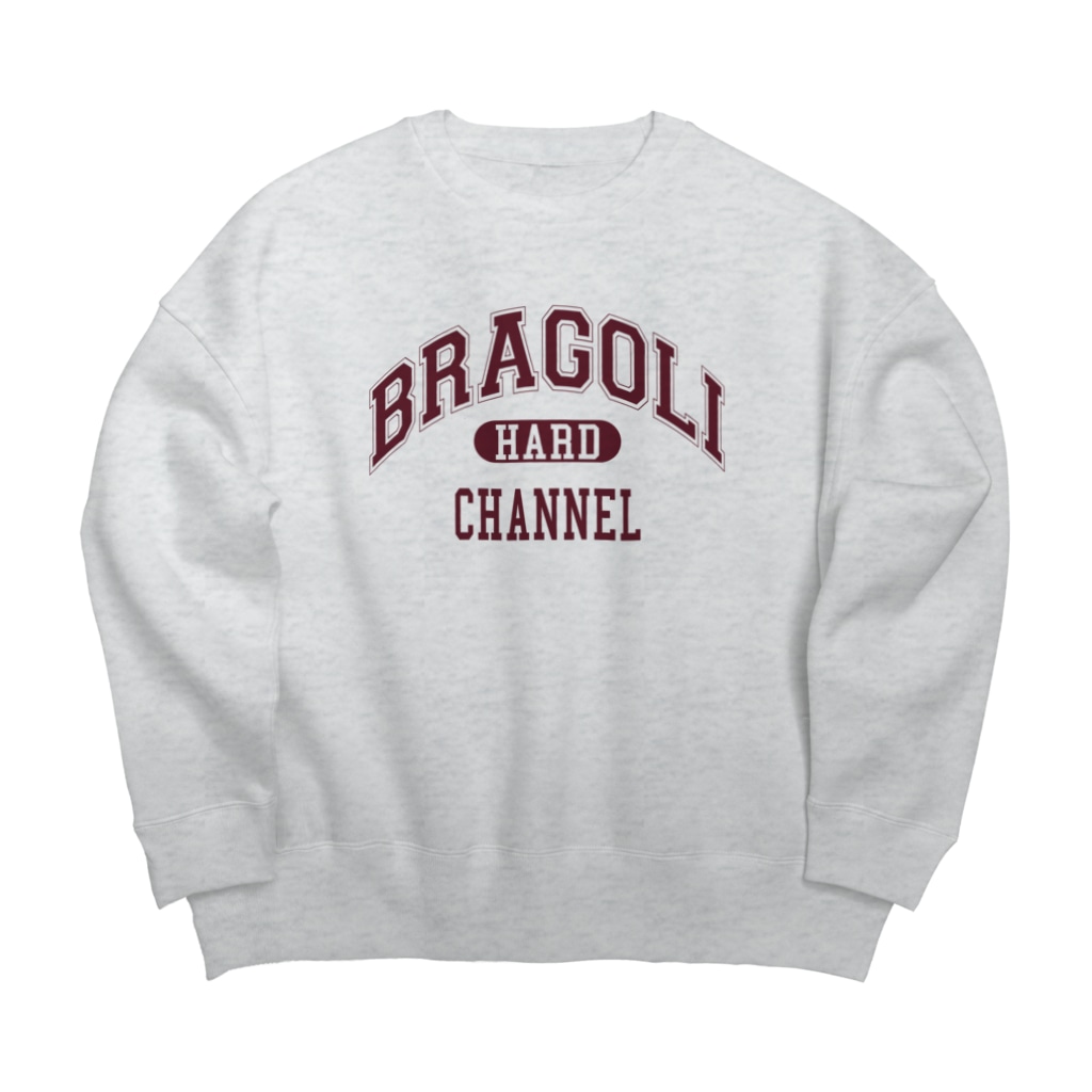 カレッジロゴ Big Crew Neck Sweatshirt By Bragoli 旗艦店 Bragoli Suzuri