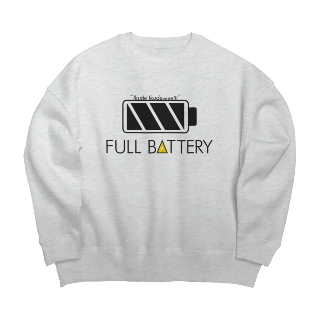 StudioチャカののFULL BATTERY Big Crew Neck Sweatshirt