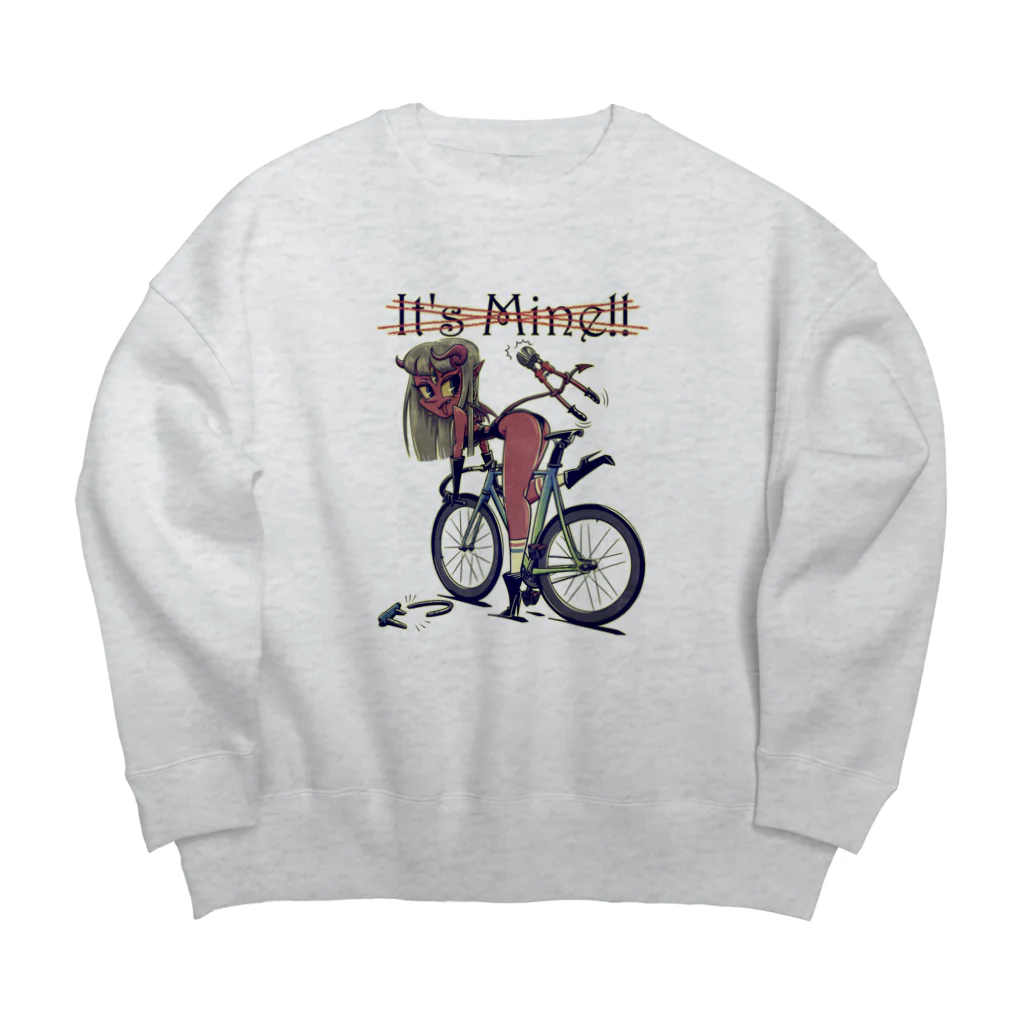 nidan-illustrationの"It's Mine!!" Big Crew Neck Sweatshirt