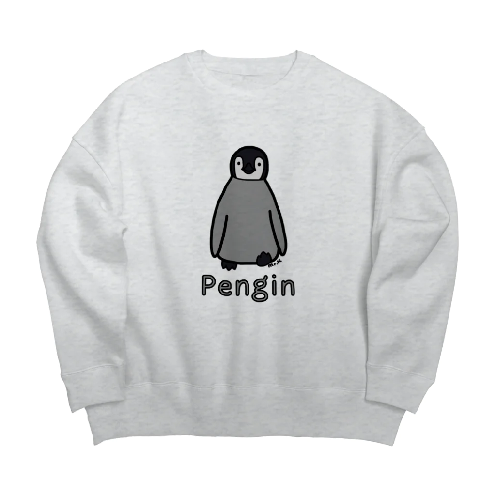 MrKShirtsのPengin (ペンギン) 色デザイン Big Crew Neck Sweatshirt