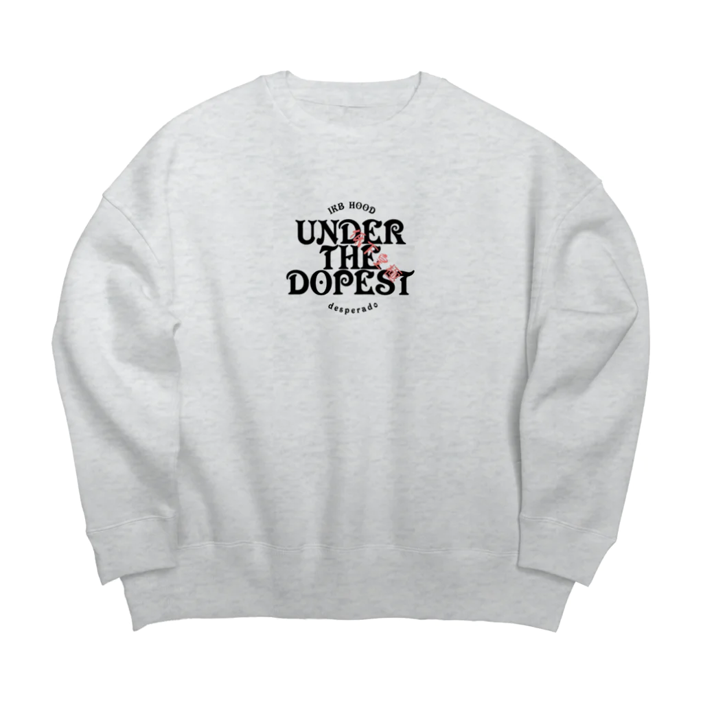 UNDER THE DOPEST の低下皇極.Ver Big Crew Neck Sweatshirt