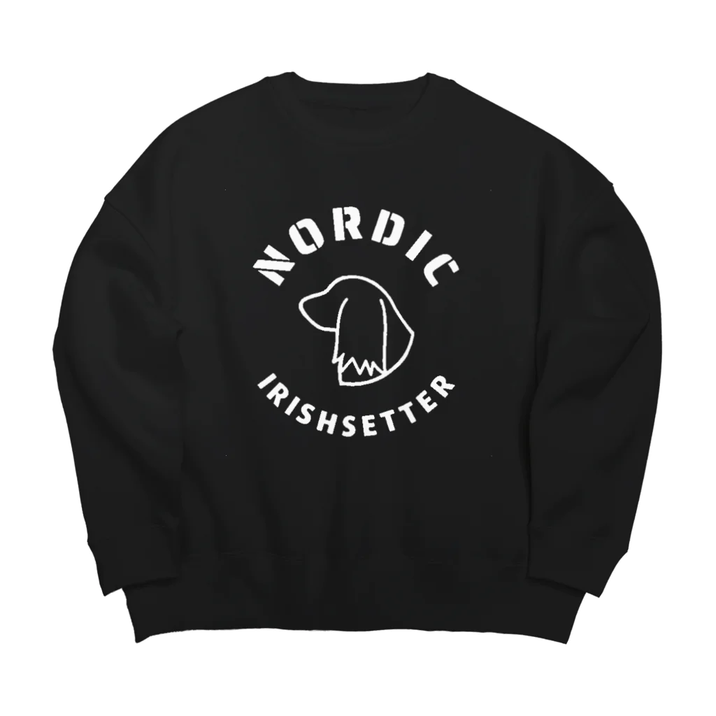 nordic_irishsetterのカレッジロゴ風ノルディック Big Crew Neck Sweatshirt