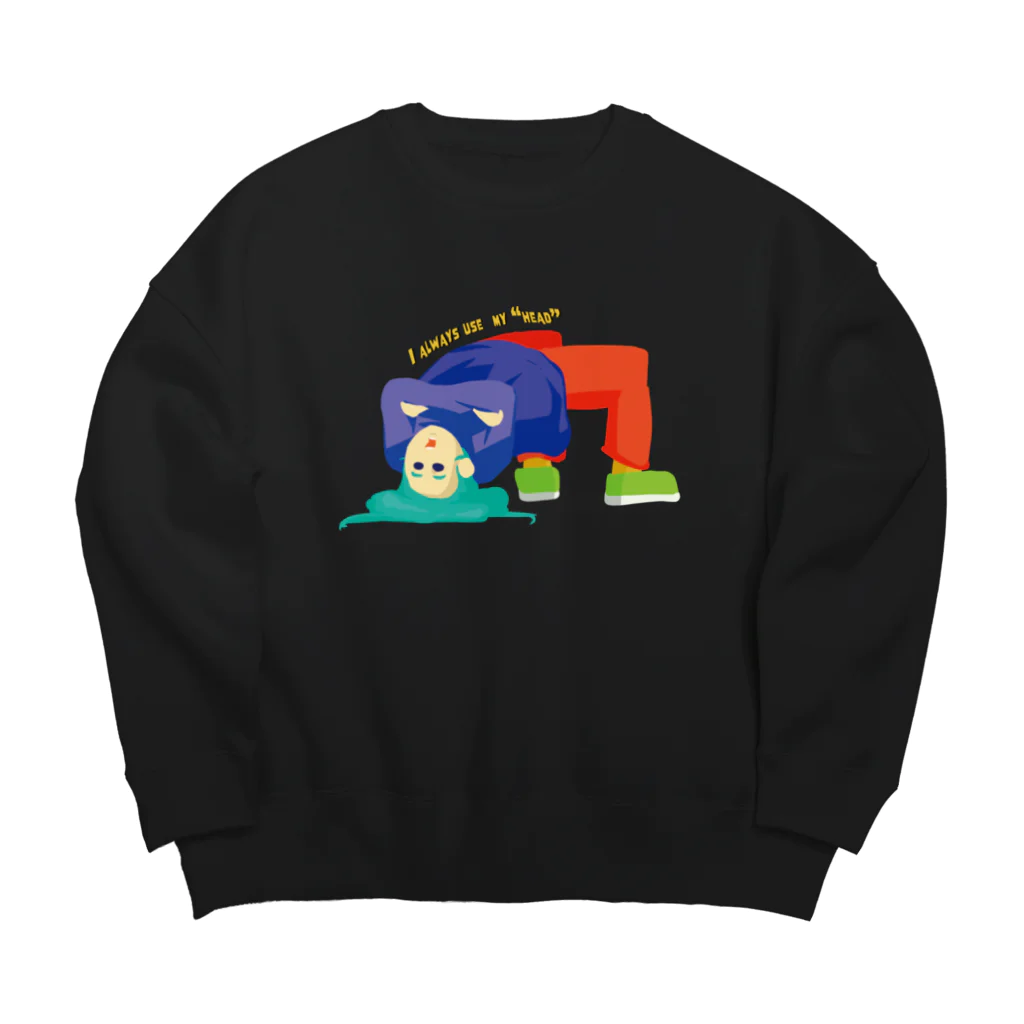 NEO MORISALANDの頭を使う女。 Big Crew Neck Sweatshirt