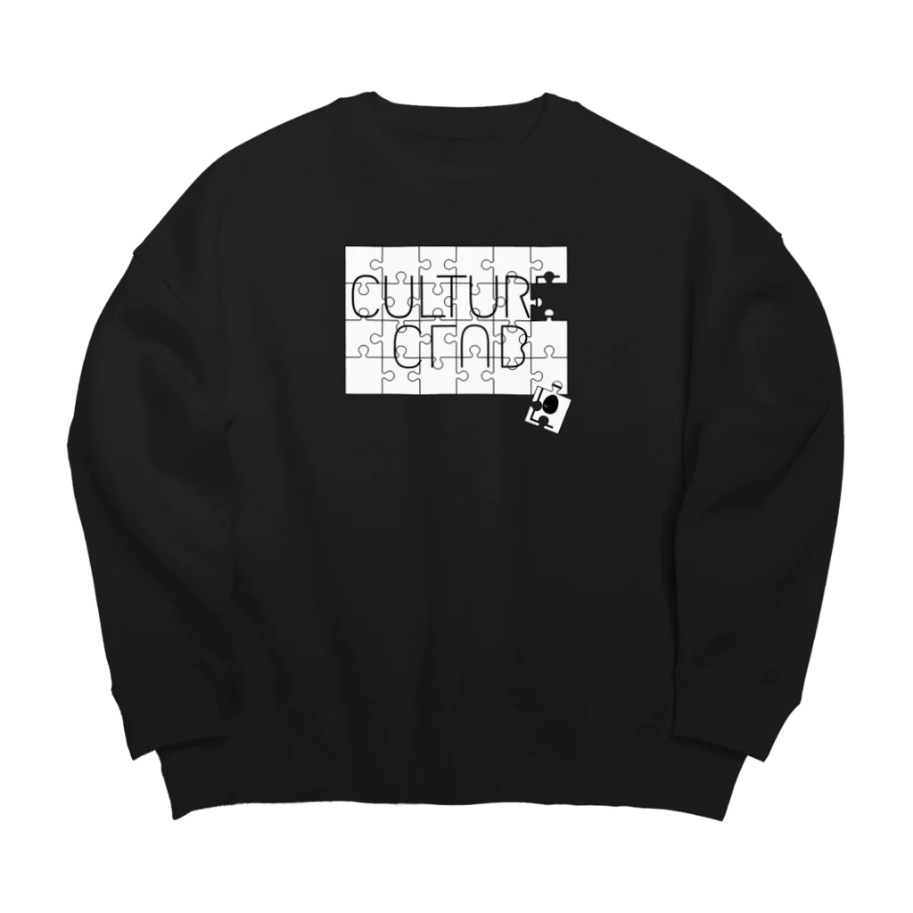 Culture Clubの[Culture Club] Puzzle Oversized SweatShirts① Big Crew Neck Sweatshirt