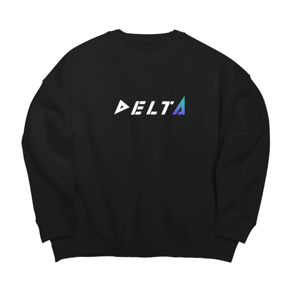 DELTA⊿のDELTAロゴ Big Crew Neck Sweatshirt