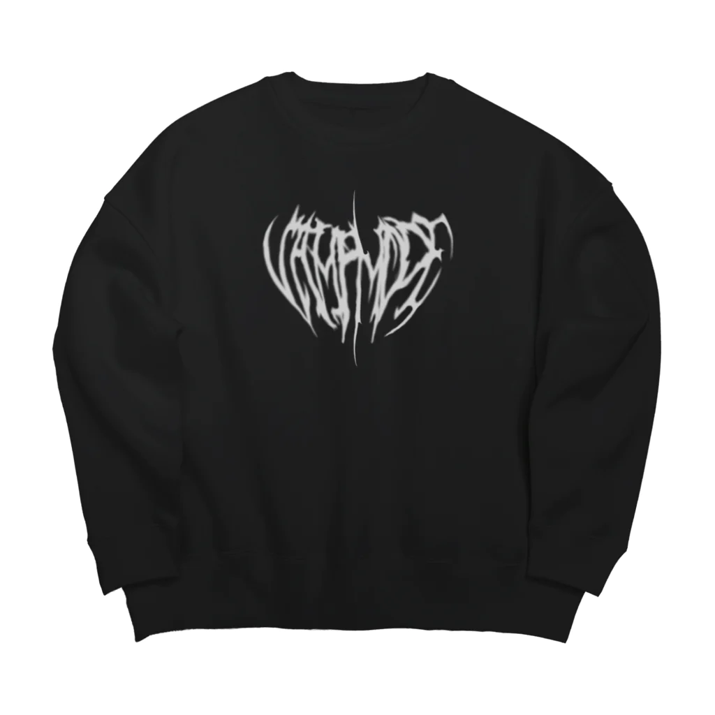 Vamp ModeのLogo (WHITE) big Sweat ビッグシルエットスウェット