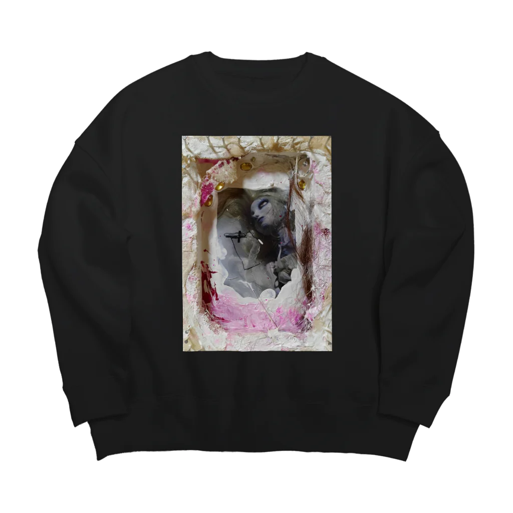 Yuko's small roomの「snow01」 Big Crew Neck Sweatshirt