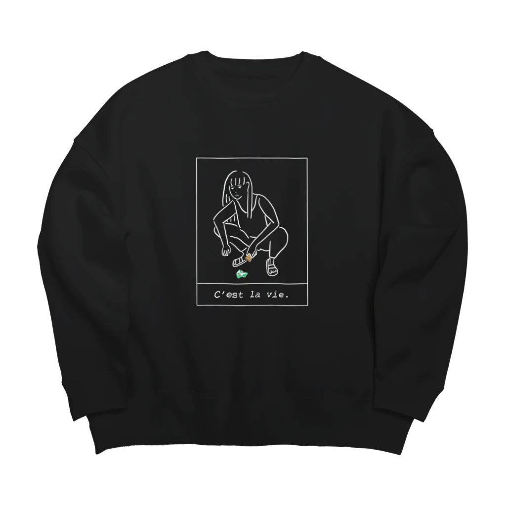 ミノリカワ手榴弾のセラヴィ！！！ Big Crew Neck Sweatshirt