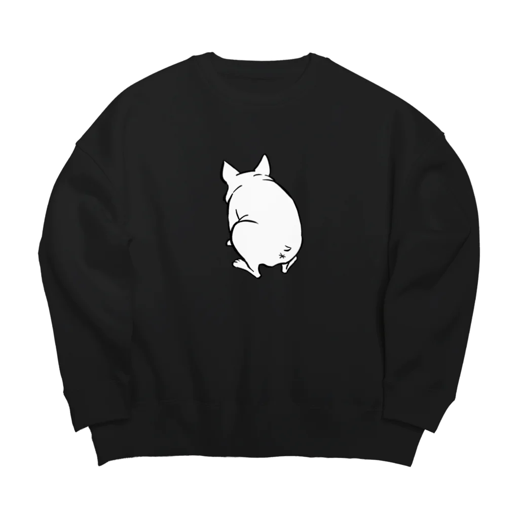 はなぺちゃよんそくほこうのいきむトレーナー Big Crew Neck Sweatshirt