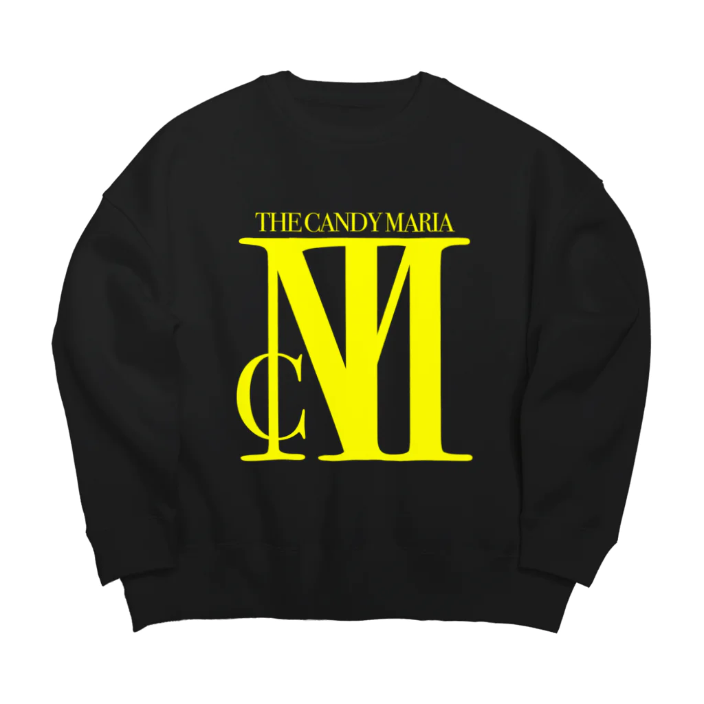 THE CANDY MARIAのTCM Big Logo yellow Big Crew Neck Sweatshirt