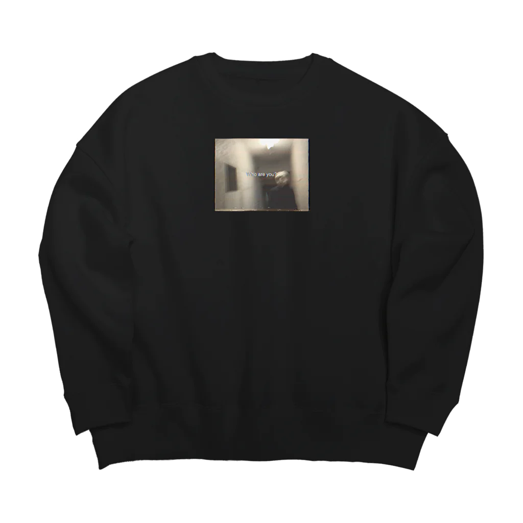 きたこのWho are you? Big Crew Neck Sweatshirt