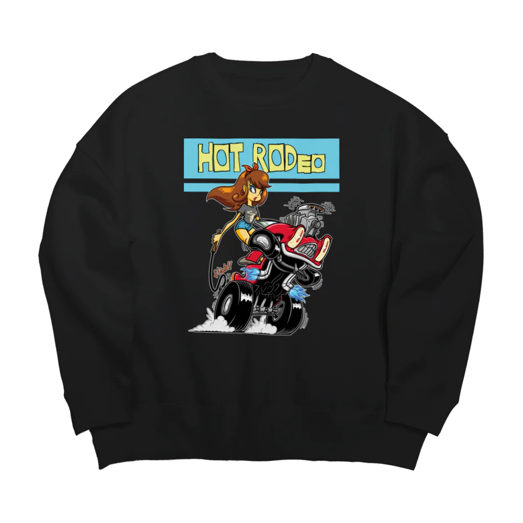 nidan-illustrationの“HOT RODeo” Big Crew Neck Sweatshirt