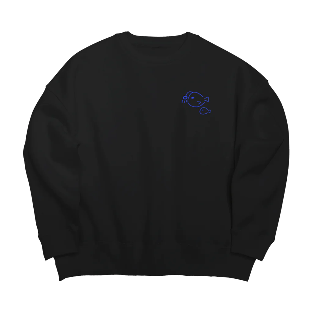 kawaのアンコウっち3 Big Crew Neck Sweatshirt