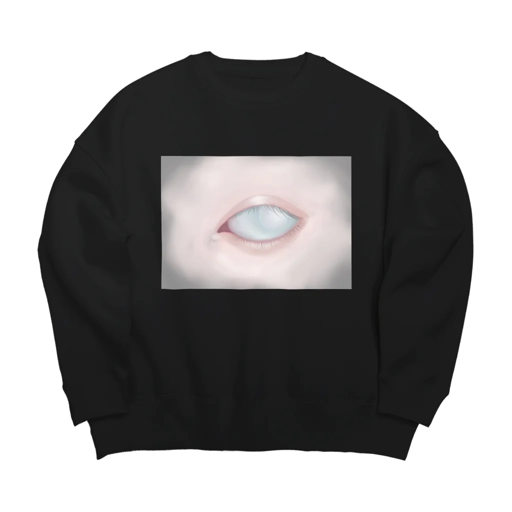 Nagareの耽眼（ﾀﾝｶﾞﾝ） Big Crew Neck Sweatshirt