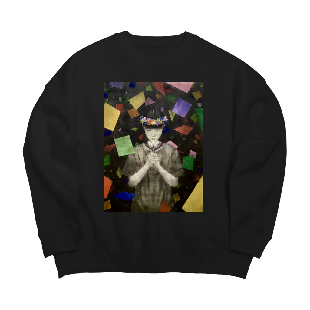 あんずのみんながいるから Big Crew Neck Sweatshirt