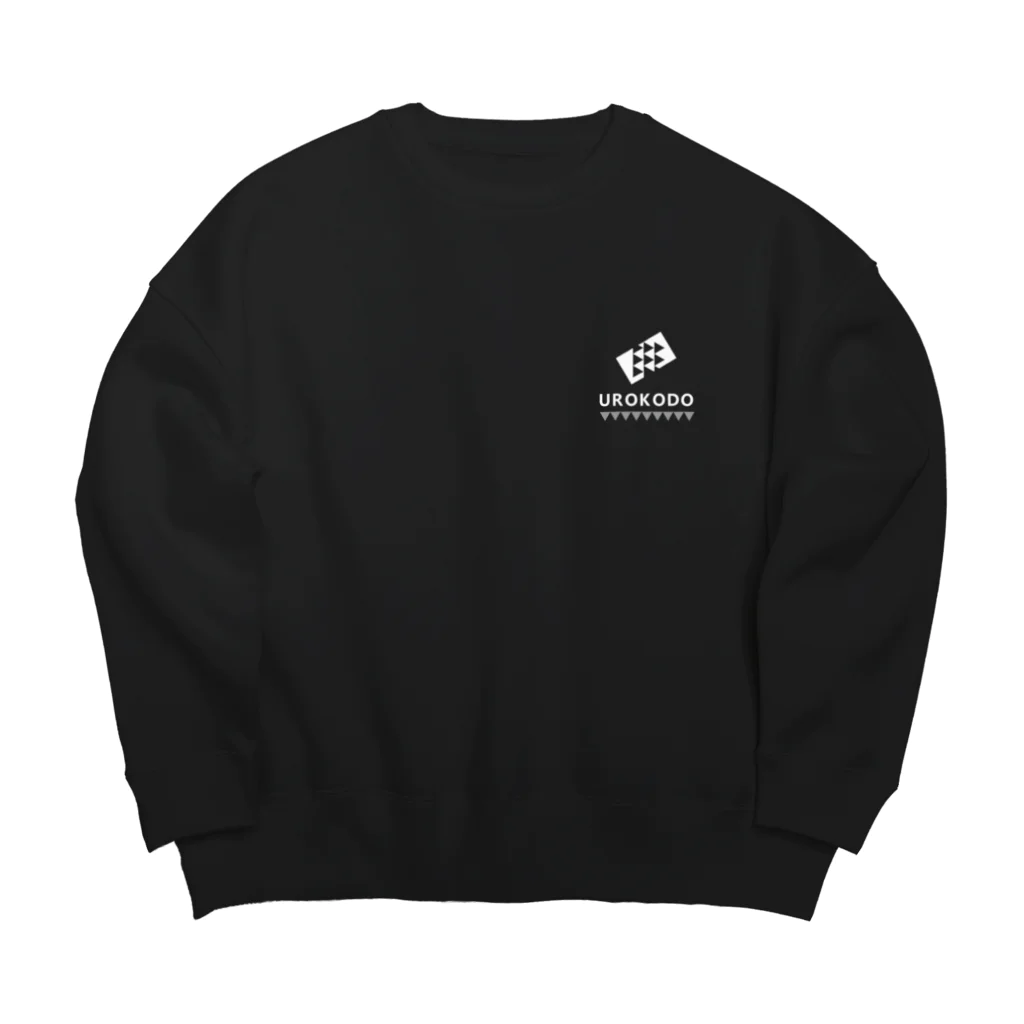 UROKODO Official Web Shopの白ロゴ-BIGシルエットスウェット Big Crew Neck Sweatshirt