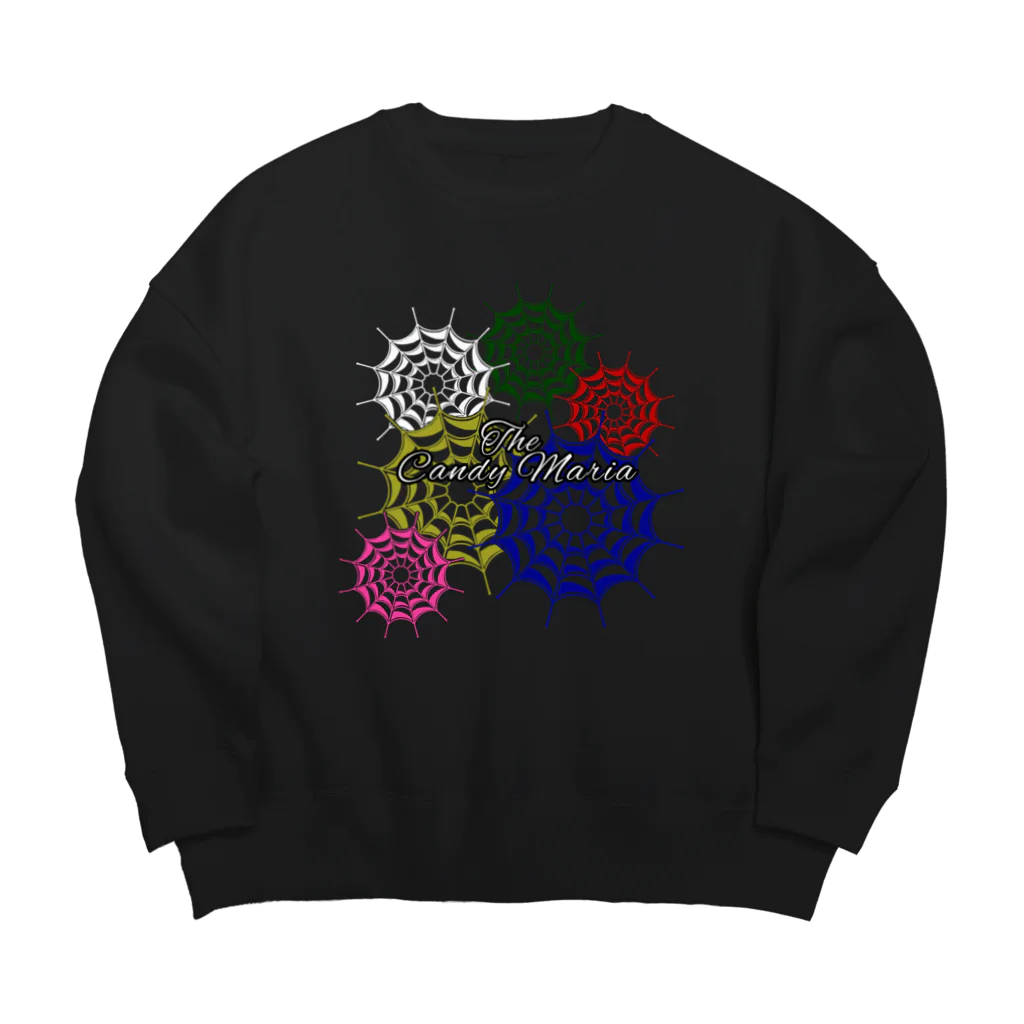 THE CANDY MARIAのSpiderweb Firework Big Crew Neck Sweatshirt