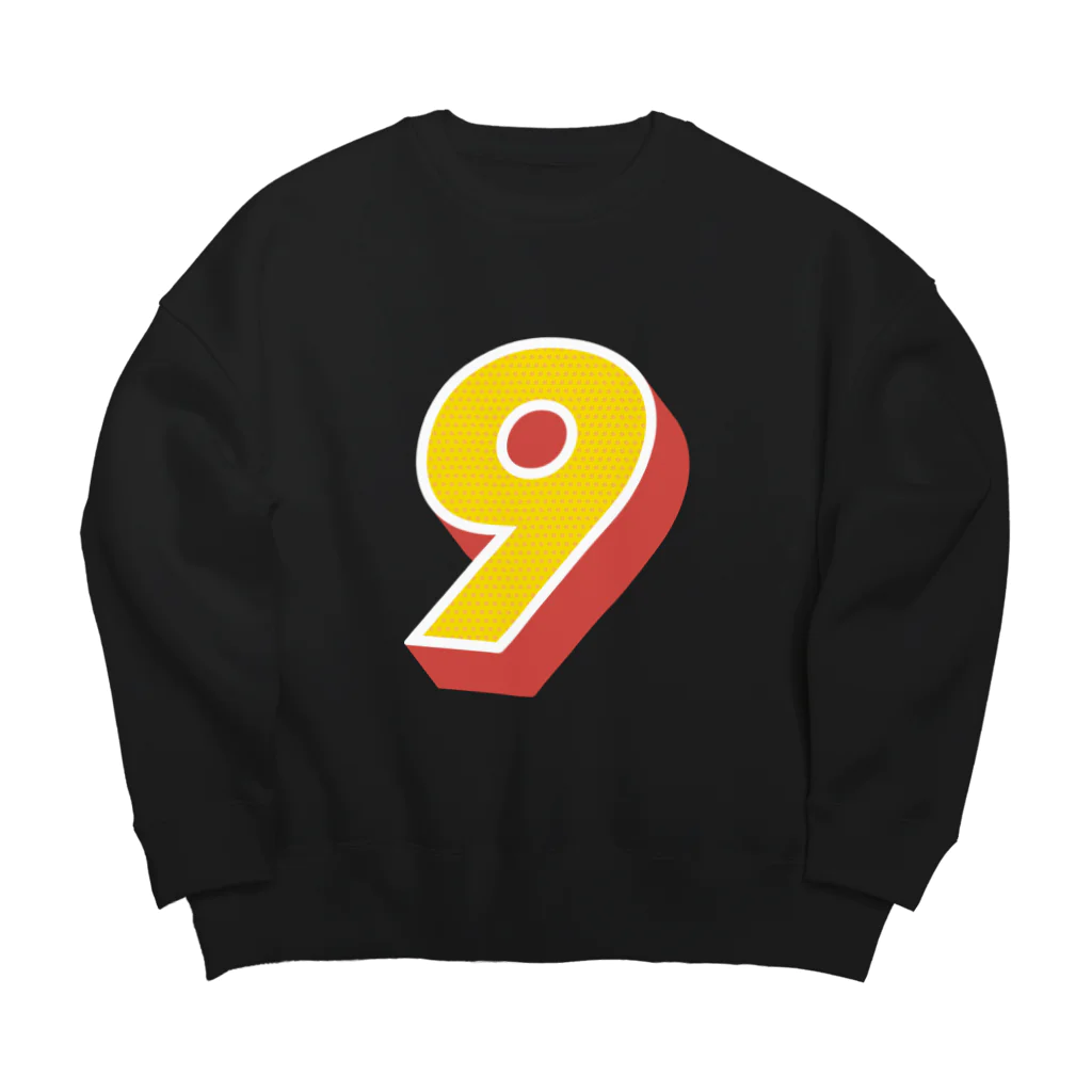 KAWAGOE GRAPHICSの9番 Big Crew Neck Sweatshirt