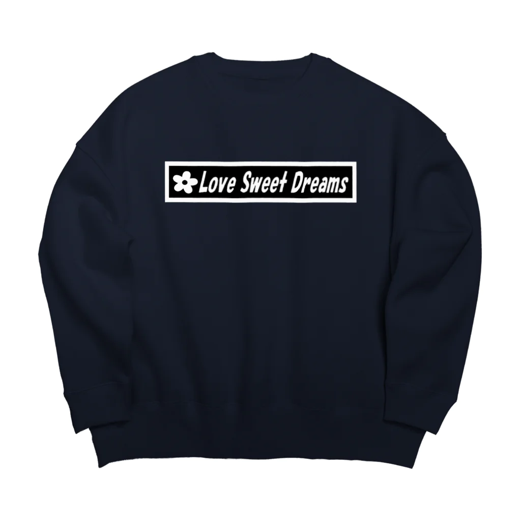 NOIR（ノアール）のLSD　ロゴ　白 Big Crew Neck Sweatshirt