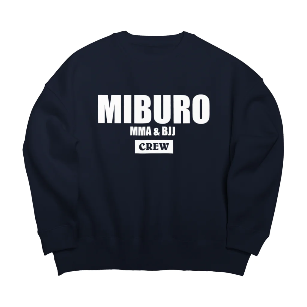 No.326のMIBURO CREW ホワイト Big Crew Neck Sweatshirt