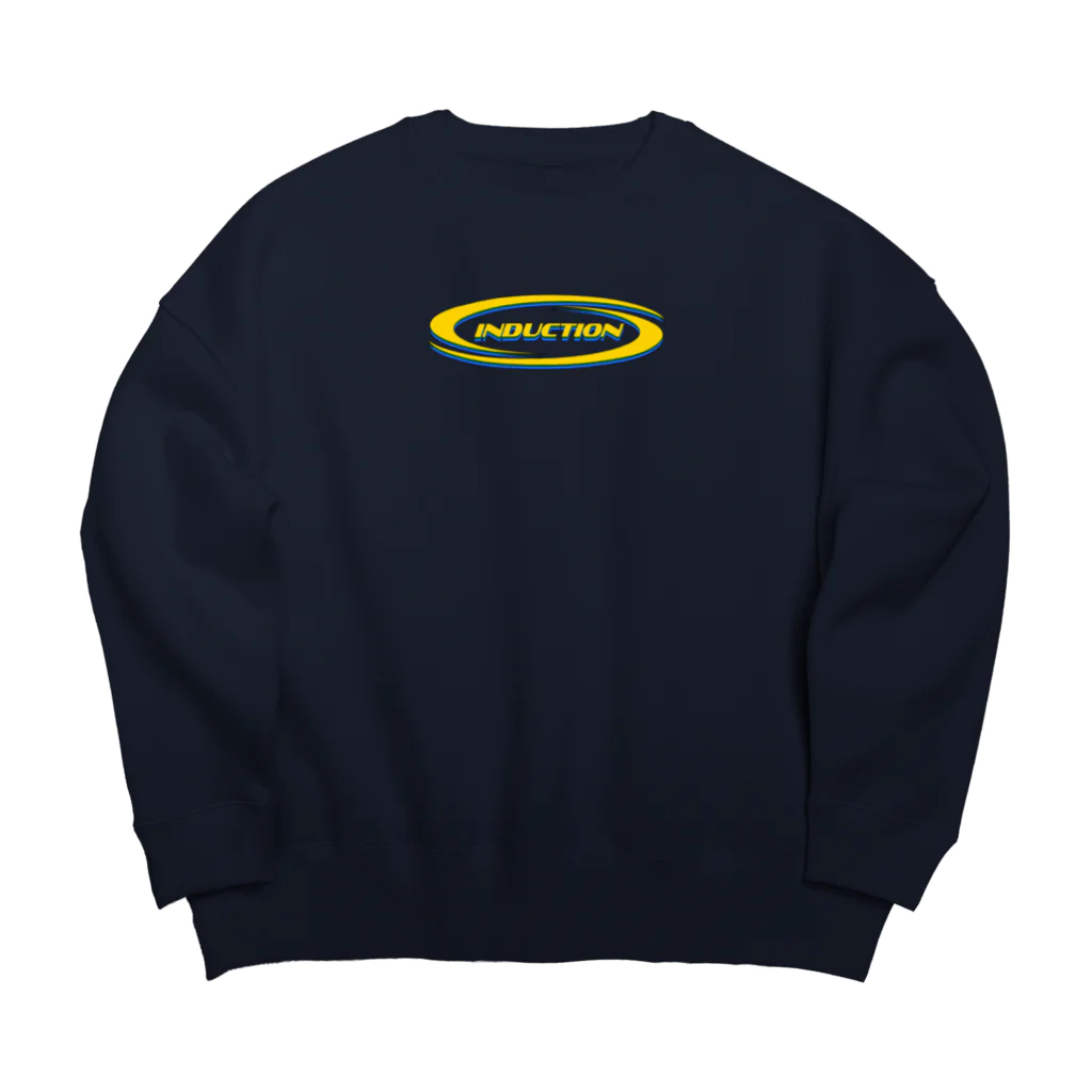 HYBS FOR MEの誘導円 (イエロー) Big Crew Neck Sweatshirt