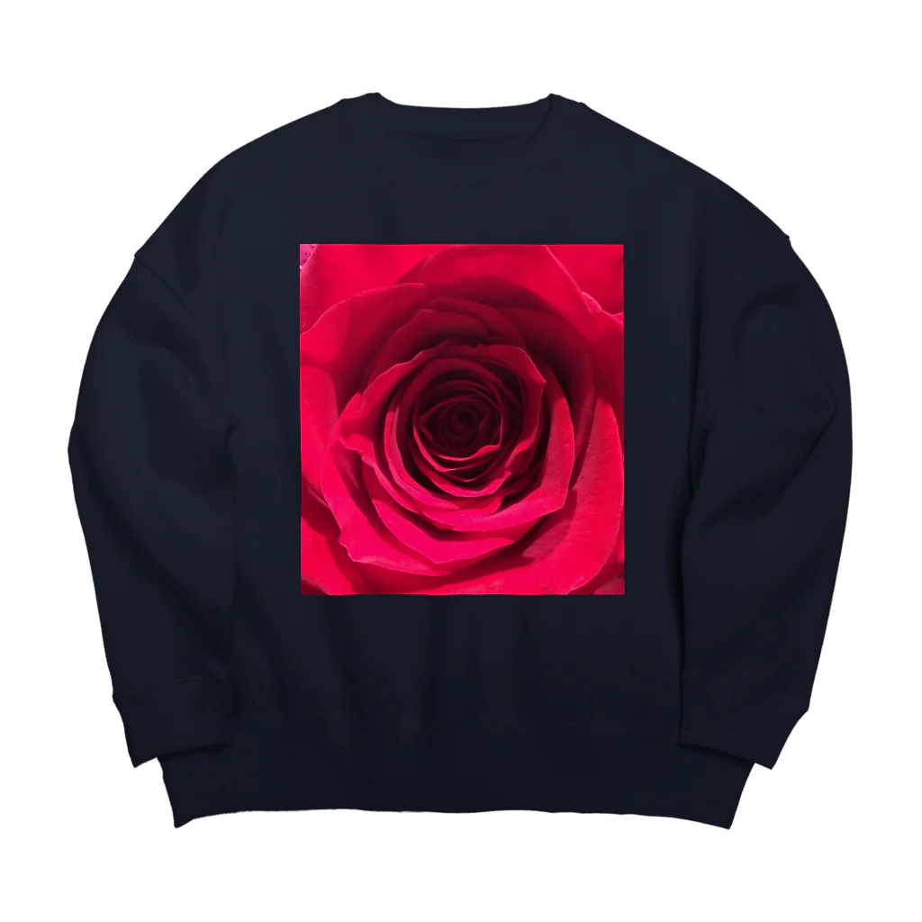 mitchi77のROSE1 Big Crew Neck Sweatshirt