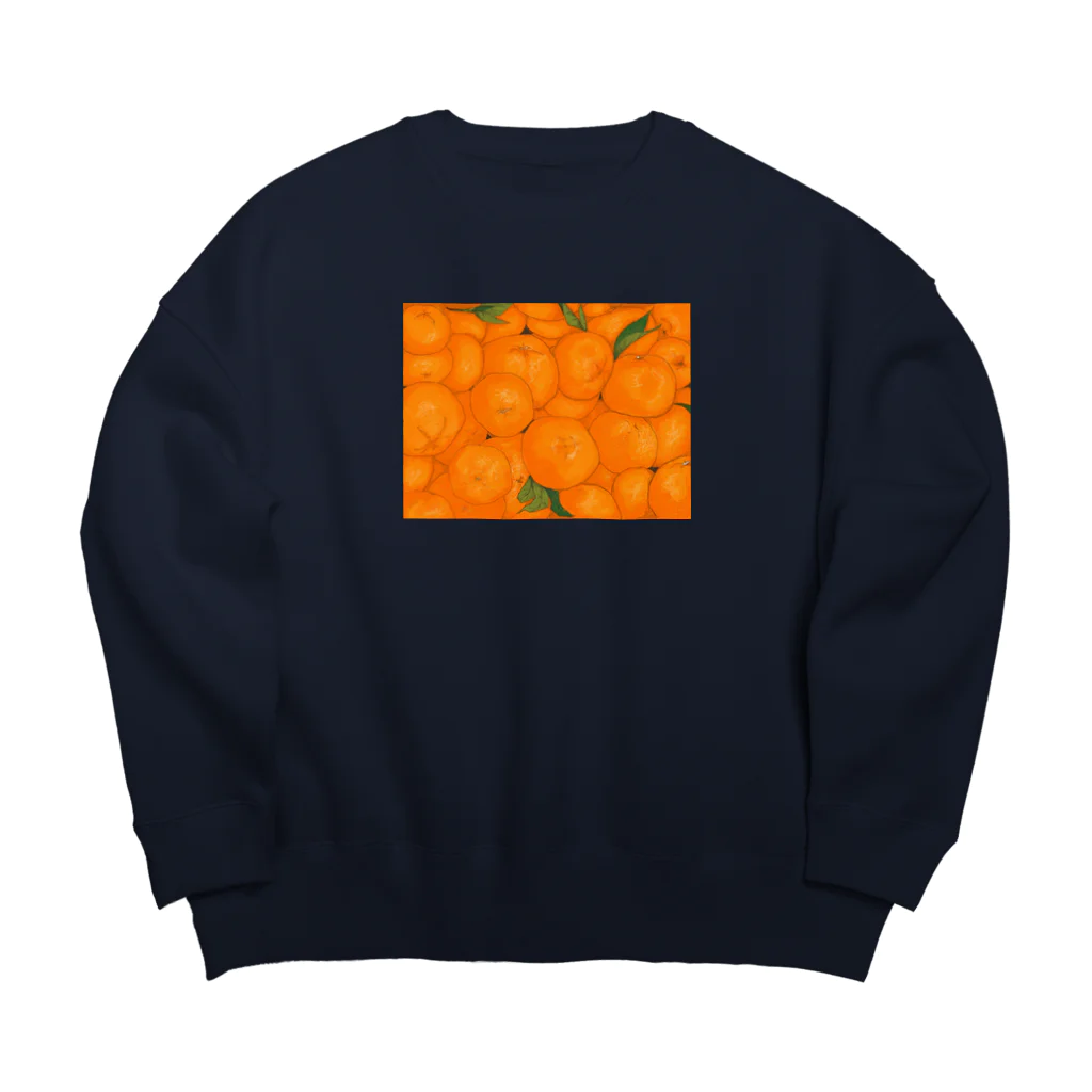 もりぐち🍃のみかん🍊 Big Crew Neck Sweatshirt