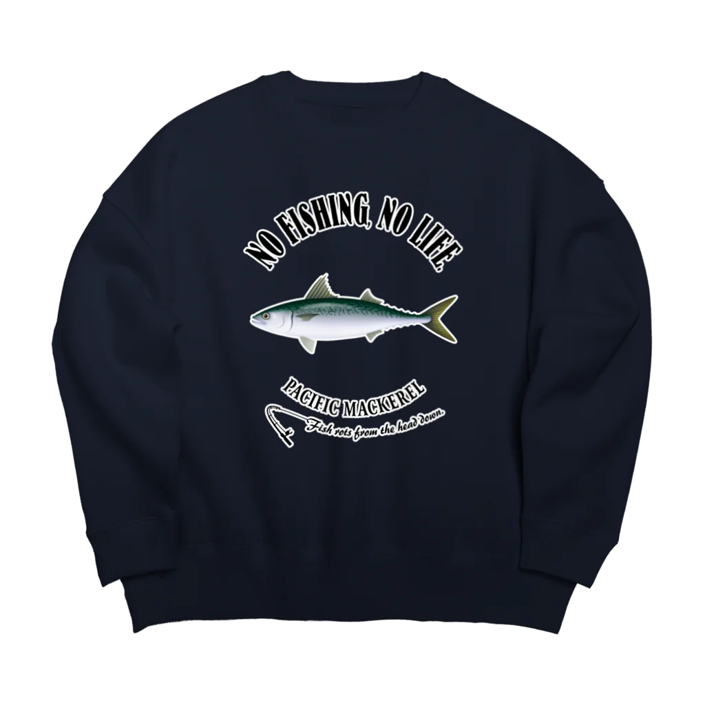 猫と釣り人のMASABA_EB_2CW Big Crew Neck Sweatshirt