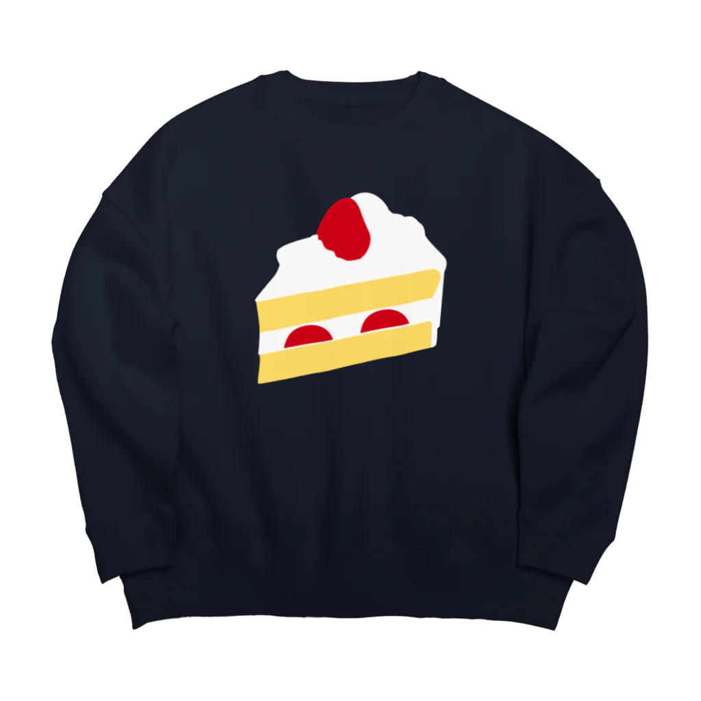 佐藤 明@イラストのショートケーキ Big Crew Neck Sweatshirt