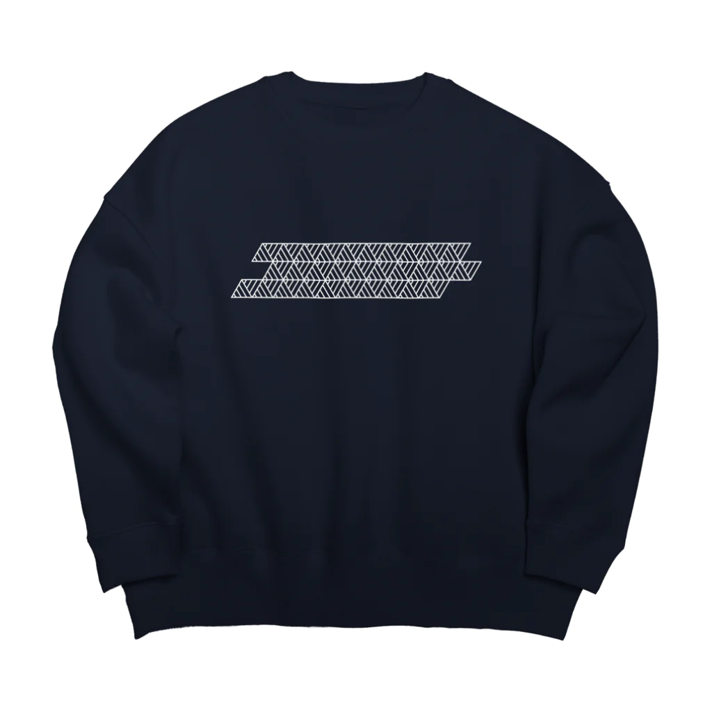 metaの縄文三角「行」  Big Crew Neck Sweatshirt