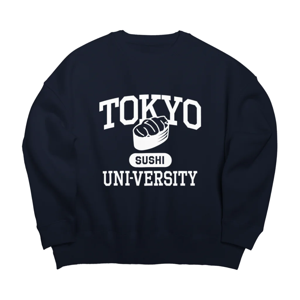 9bdesignのトーキョー・スシ・ウニバーシティ Tokyo Sushi Uni-versity Big Crew Neck Sweatshirt