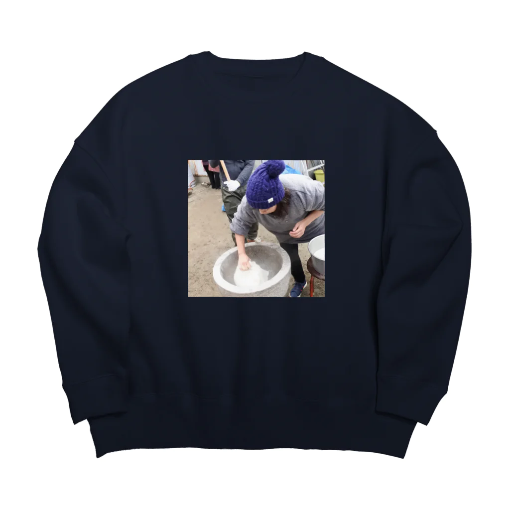 まさささのＭＯＣＨＩＴＳＵＫＩ Big Crew Neck Sweatshirt