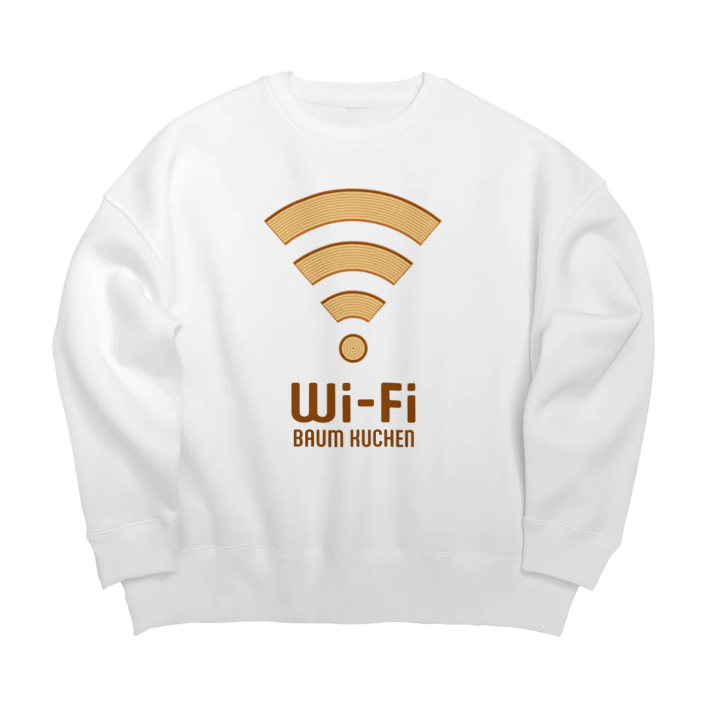 kg_shopのWi-Fi バウムクーヘン ビッグシルエットスウェット