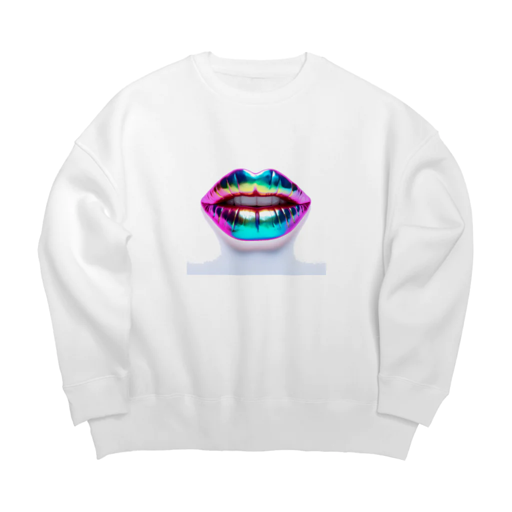 momokarinのリップス #01 Big Crew Neck Sweatshirt