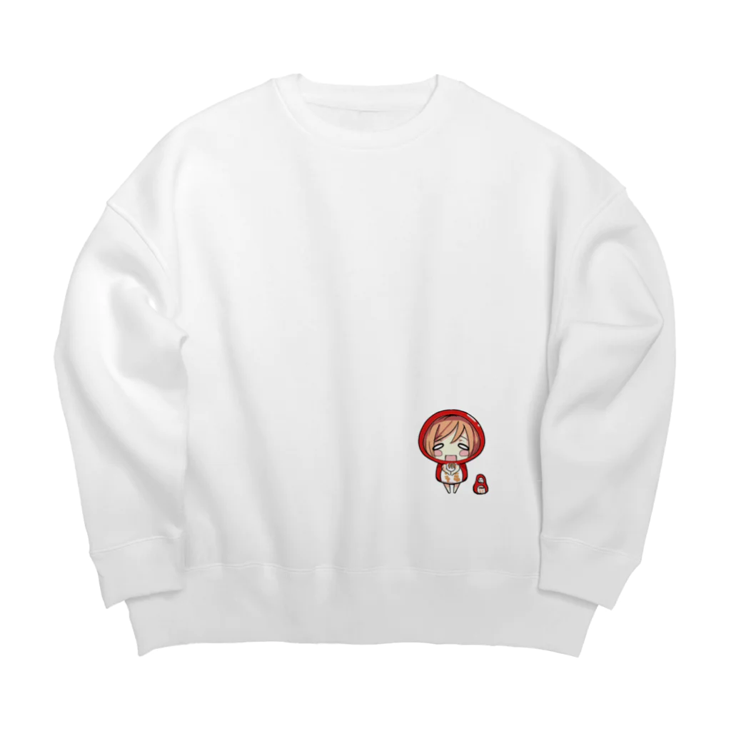 Kinako___のたちみがき～ず ※だるま☆ Big Crew Neck Sweatshirt