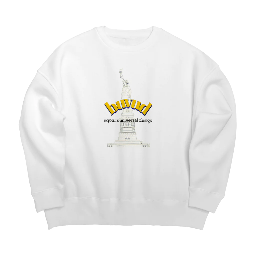 ma-bu×universal design の自由の女神 Big Crew Neck Sweatshirt