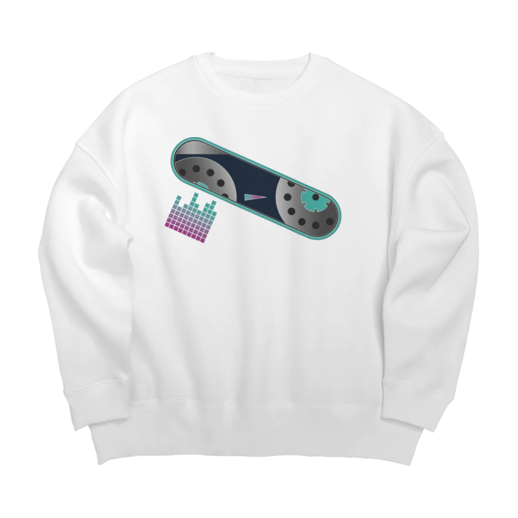 犬のカセットテープ　ベリルグリーン Big Crew Neck Sweatshirt