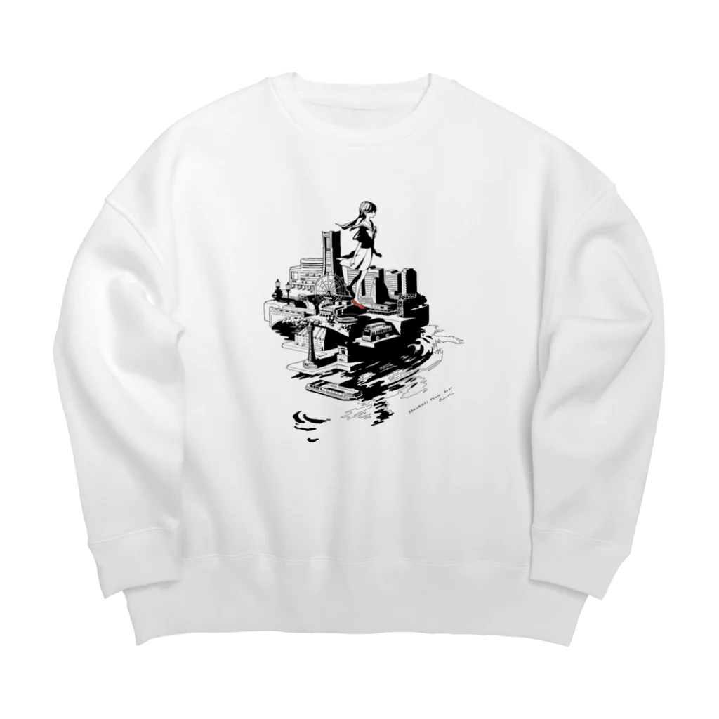 北村英理のSakuragi Town Big Crew Neck Sweatshirt