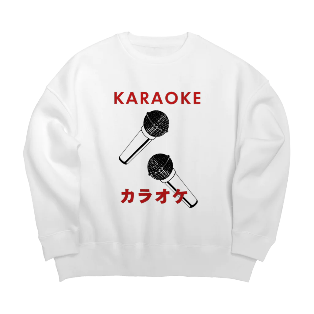 akiramizumotoのHERE I AM / KARAOKE カラオケ Big Crew Neck Sweatshirt