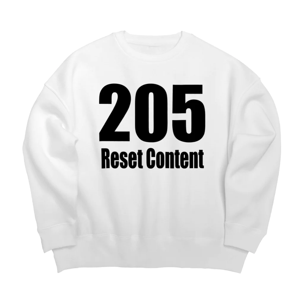Error Correctionの205 Reset Content Big Crew Neck Sweatshirt