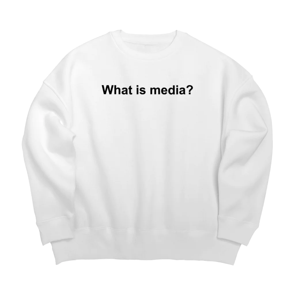 WIM's Shop(ウィムズショップ)のWhat is media? ビッグシルエットスウェット